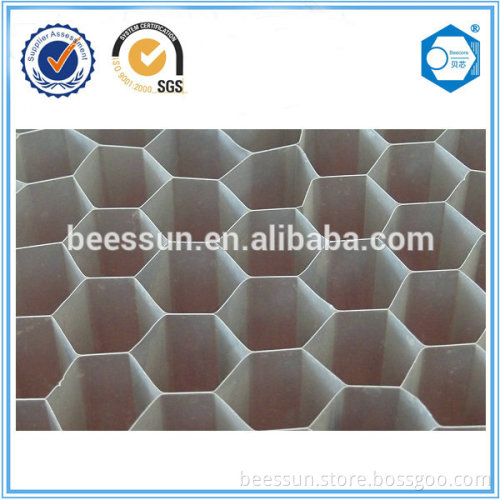 Insulated aluminum honeycomb core for wall panel